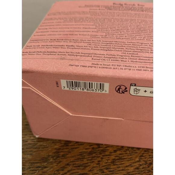 Sabon Love Your Skin Discovery Set Body Scrub Trio Vanilla Green Rose Jasmine - Picture 6 of 6